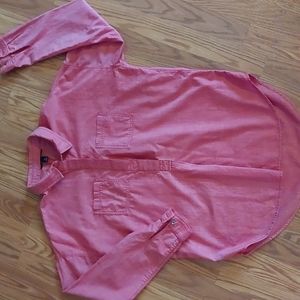 Lands End Cotton Long Sleeve Blouse, Sz S (6-8)